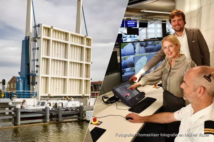 Eerste brug van het wintervaarseizoen geopend door gedeputeerde Avine Fokkens-Kelder