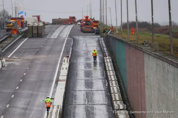 A7: Prinses Margriettunnel weer gedeeltelijk open voor verkeer