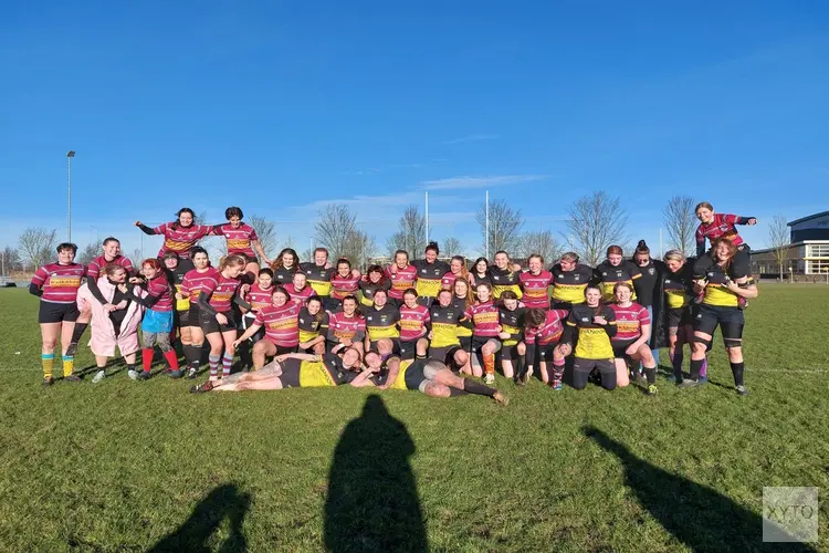 Rugbyclub the Black Panthers wint spannend duel